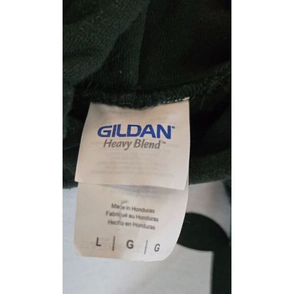 Michigan State Spartans Hoodie L Gildan Heavy Blend Green - Picture 5 of 10